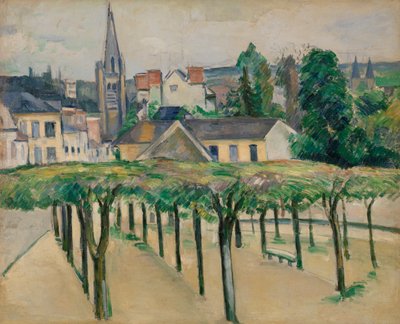 Village Square, c.1881 by Paul Cézanne